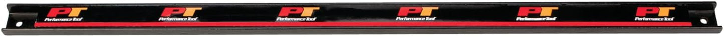 Performance Tool W1289 24” Magnetic Tool Strip Holder Organizer Rack | Knife Bar with Multipurpose | Ideal For Knife Holder, Knife Rack, Knife Strip, Kitchen Utensil Holder, Tool Holder & Art Supplies