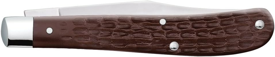 Case WR XX Pocket Knife Yellow Synthetic Slimline Trapper Cv Item #031 - (31048 Cv) - Length Closed: 4 1/8 Inches