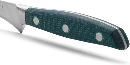 Arcos Forged Boning Knife in Nitrum Stainless Steel, Professional 6 Inch Butcher Knife for Removing Meat from Bones, Ergonomic Blue Handle, Brooklyn Series