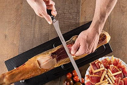 Arcos Forged Paring Knife 4 Inch Stainless Steel. Sharp Kitchen Knife for Peeling Fruits and Vegetables. Ergonomic Polyoxymethylene Handle and 100mm Blade. Series Manhattan. Color Black