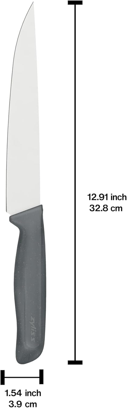 Zyliss Bread Knife - Serrated Bread Knife with Ergonomic Handle - Stainless Steel Kitchen Blade - Sharp Serrated Blade for Precision Slicing - Kitchen Tool for Everyday Use