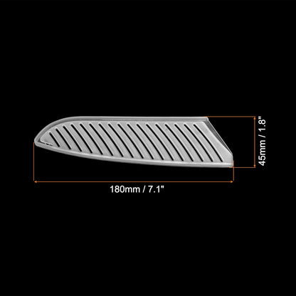 PATIKIL PP Safety Knife Sheath 7" Length, 1.8" Opening, Suitable for 1.5-2.0mm Thickness Santoku Knife, 2-Pack, White