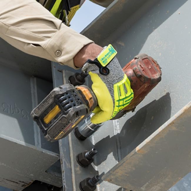 HexArmor Cut-Resistant Impact Protection PU Palm Work Gloves | Rig Lizard® Series 2095 | Large