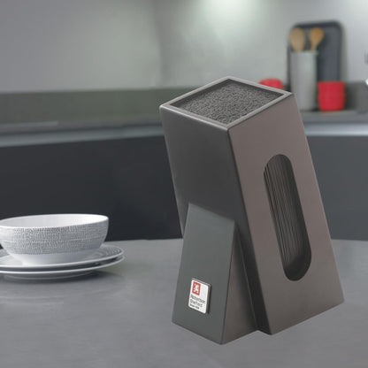 Richardson Sheffield R164HSRC58846 Knife Block with Brush Insert Unequipped Black, 15.5 x 11.5 x 26 cm