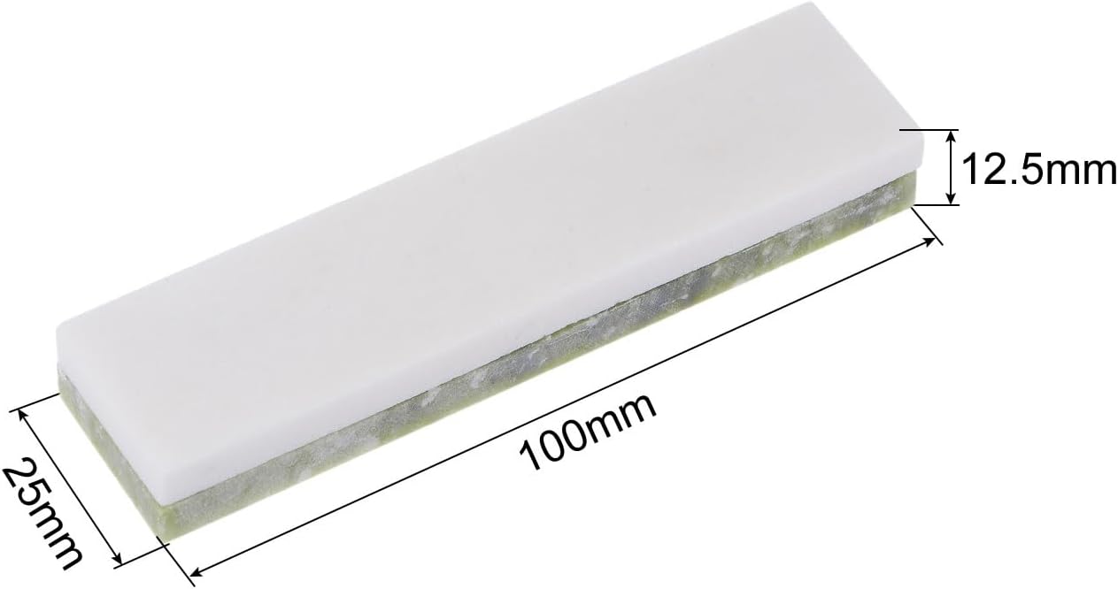 uxcell Sharpening Stones 8000/12000 Grit 2 Side Combination Whetstone Knife Sharpener Stone 100x25x12.5mm