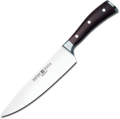 Wusthof IKON Honing Steel, 10", Brown
