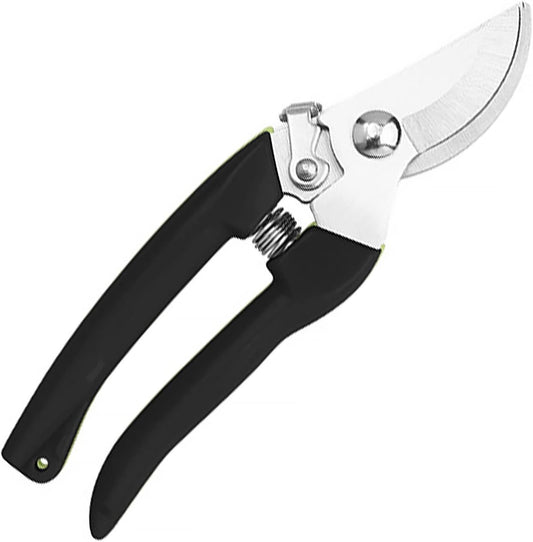 Curve Gardening Scissor with Sharp Stainless Steel Blade Garden Shears for Cutting Flowers Trimming Plants of Yard Florist Flower Rose Herb Hedge Bonsai and Fruits Picking
