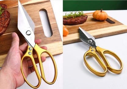 Heavy Duty Poultry Shears - Kitchen Scissors for Cutting Chicken, Spatchcock, Turkey, Poultry, Game, Meat - Stainless Steel Kitchen Cooking Shears for Food - Dishwasher Safe