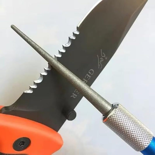 1pc Household Mini Convenient Knife Sharpener Rod Hunting Master Hunter Blade Sharpening Rod Outdoor Grinding Fish Hook