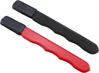 RLECS 4PCS Multifunctional Tungsten Steel Alloy Knife Sharpening 12.5x1.3cm Small Hand Operated Cutting Tool Kitchen Utensil