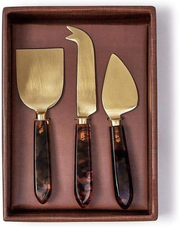 Twos Company, Tortoise Swirl Cheese Knives