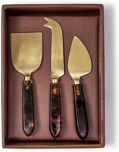 Twos Company, Tortoise Swirl Cheese Knives