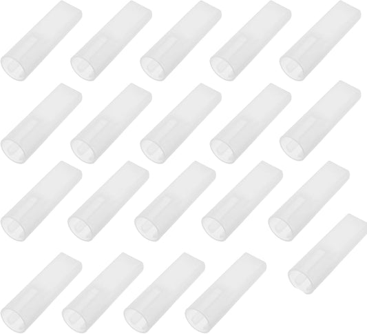 20 Pcs White Plastic Carving Knife Cover Safety Cap Set for Precision Tools Protective Tip Shield for Art Projects