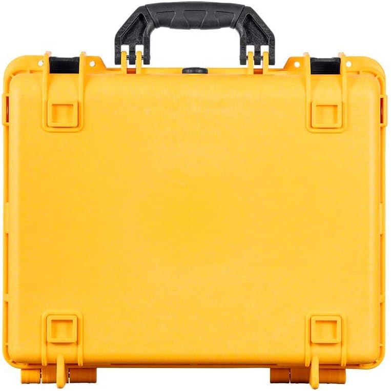 Monoprice Weatherproof/Shockproof Hard Case - Black Ip67 Level Dust and Water Protection Up to 1 Meter Depth with Customizable Foam, 10" x 9" x 7", 6.6 Liter