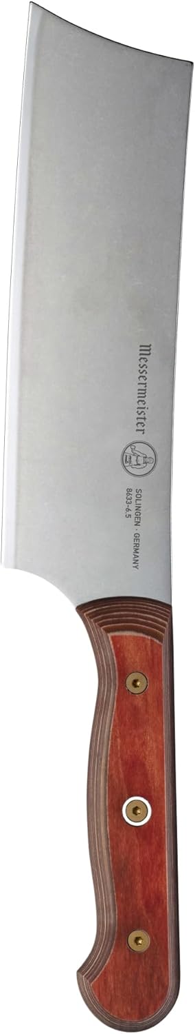 Messermeister Custom 6.5” Nakiri Knife, Black - X50 German Stainless Steel - Rust Resistant & Easy to Maintain - Made in Solingen, Germany