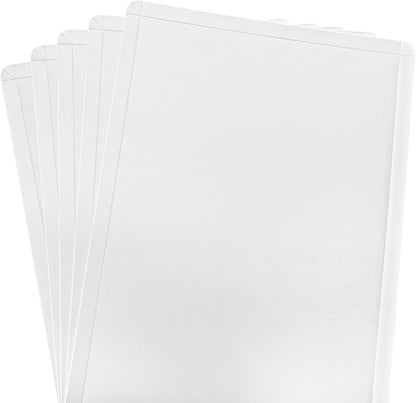 Fasmov 50 Count Disposable Cutting Boards, 17x12 Inch Flexible Plastic Cutting Mats with Built-in Crease, Collapsible Cutting Board Sheets Chopping Boards for Kitchen Home & Commercial Use, White