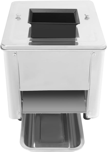 Meat Cutter Machine 850W Electric Meat Slicer Shredder 330 lbs/h for Soft Vegetables Boneless Pork Chicken Fish Commercial Home Food Slicer Shredded Cutting Machine (5mm/0.2'')