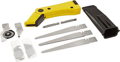 SPAREHAND Utility Cutting Tool Set - Heavy Duty Utility Knives, Blades, Saw Blades, Circular Blade, Holster & Storage Case - Multi Tool Blade Set for Woodworking - Ideal for Garage Storage - 20-piece