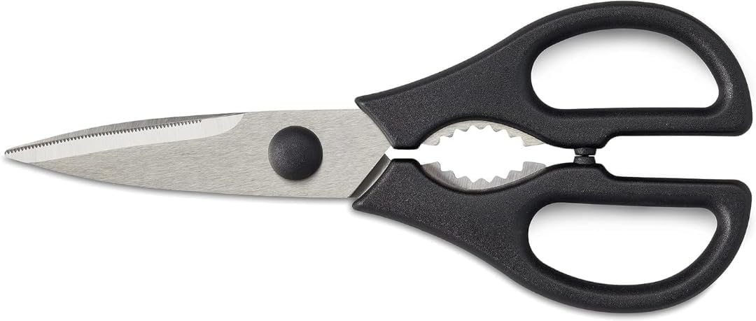 All-Purpose Kitchen Shears, Heavy-Duty Stainless Steel, Detachable Scissors with Comfortable Grip, Dishwasher Safe, 8-Inch