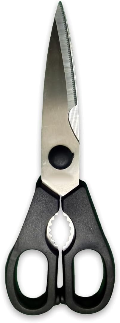 All-Purpose Kitchen Shears, Heavy-Duty Stainless Steel, Detachable Scissors with Comfortable Grip, Dishwasher Safe, 8-Inch