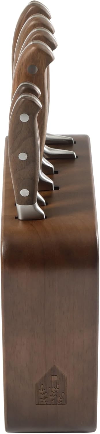 Bloomhouse - Two Time Oprah's Favorite Things Winner - 5" Utility Boning Kitchen Knife German Stainless Steel Blade w/Forged Italian Olive Wood Handle Full Tang for Meat Poultry & Precision Cutting