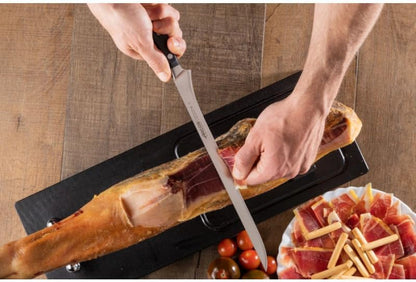 Arcos Forged Paring Knife 4 Inch Stainless Steel. Sharp Kitchen Knife for Peeling Fruits and Vegetables. Ergonomic Polyoxymethylene Handle and 100mm Blade. Series Manhattan. Color Black