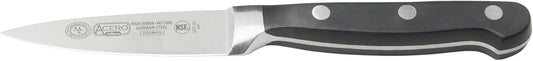 Winco 3.5" Paring Knife, Triple Riveted, Full Tang Forged Blade