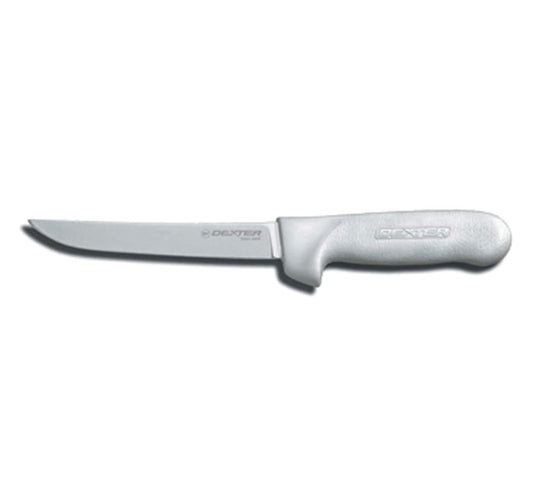 Dexter Russell Boning Knife, Wide, Curved, 6 In, NSF