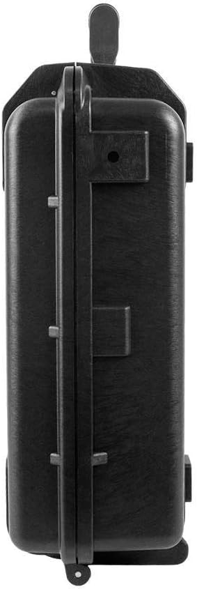 Monoprice Weatherproof/Shockproof Hard Case - Black Ip67 Level Dust and Water Protection Up to 1 Meter Depth with Customizable Foam, 10" x 9" x 7", 6.6 Liter