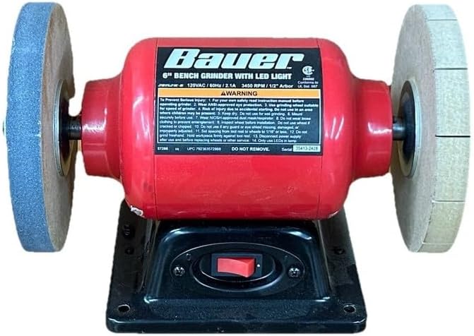 Keen Edge Knife Sharpening Wheel System – 6” Sharpening & Honing Wheels Kit for Bench Grinder – Includes Rouge, Lubricant & Abrasive Compound – Fits 1/2” or 5/8” Shafts (WKS600)