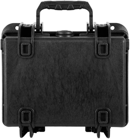 Monoprice Weatherproof/Shockproof Hard Case - Black Ip67 Level Dust and Water Protection Up to 1 Meter Depth with Customizable Foam, 10" x 9" x 7", 6.6 Liter
