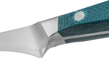 Arcos Forged Boning Knife in Nitrum Stainless Steel, Professional 6 Inch Butcher Knife for Removing Meat from Bones, Ergonomic Blue Handle, Brooklyn Series