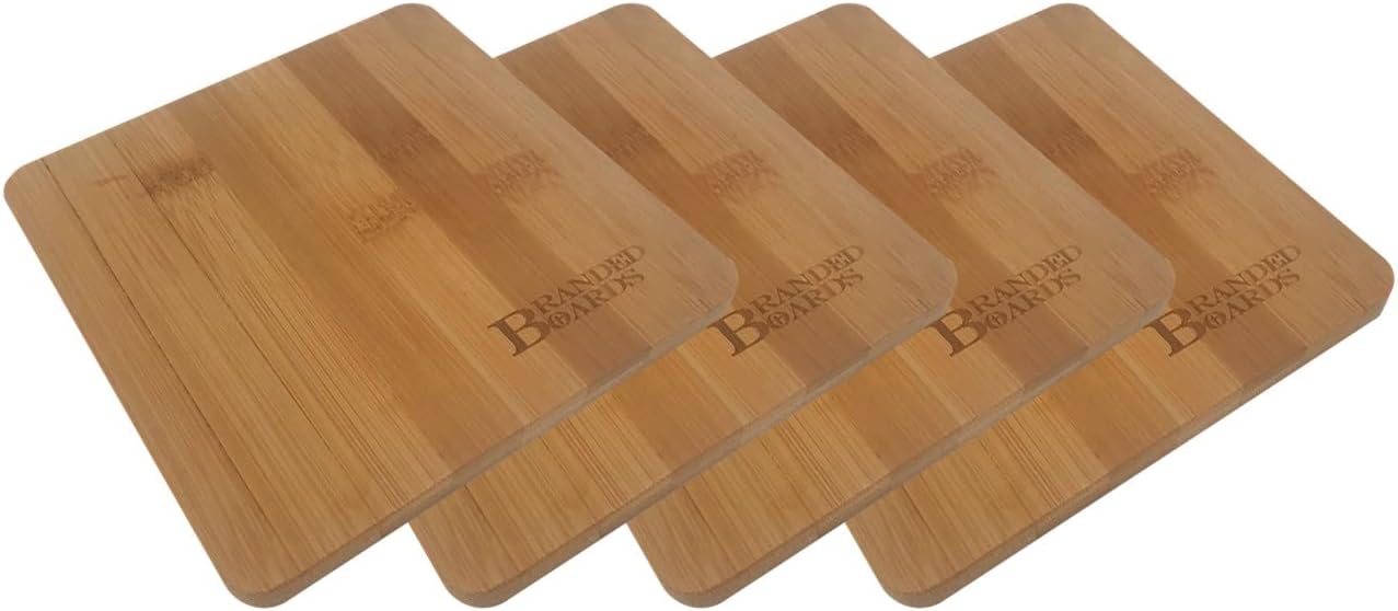 Small Mini All Natural Bamboo Cutting Board, Great for Apartments RV's Home Bar Charcuterie Backpacking Camping Bushcraft Dorm Rooms Picnics & Entertaining (1 Pack)