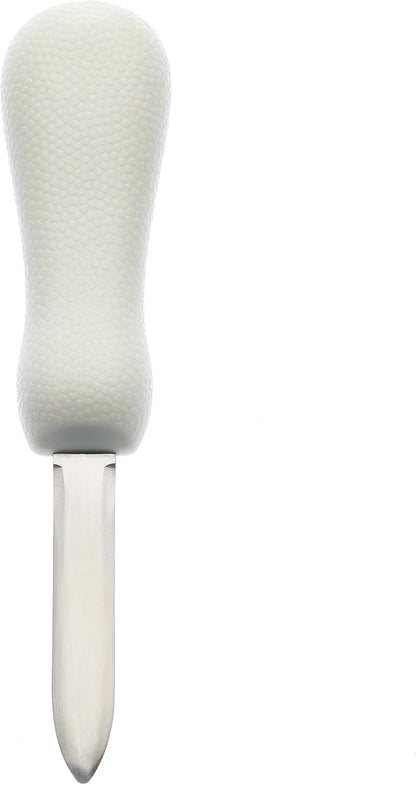 Mercer Culinary Boston Style Oyster Knife with Poly Handle, 3 Inch, White