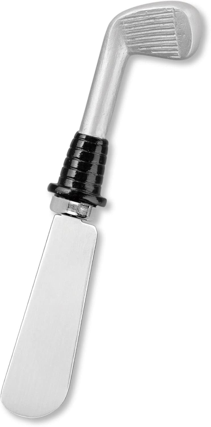 Supreme Housewares Tennis Ball Cheese Spreaders, Hand-Painted Resin Handles with Stainless Steel Blades for Spreading Cream Cheese, Butter, Jam, or Sandwich, Set of 4