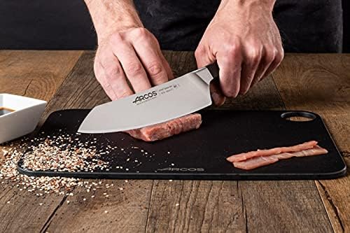 Arcos Forged Paring Knife 4 Inch Stainless Steel. Sharp Kitchen Knife for Peeling Fruits and Vegetables. Ergonomic Polyoxymethylene Handle and 100mm Blade. Series Manhattan. Color Black