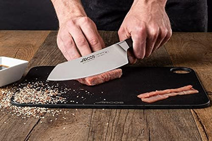 Arcos Forged Paring Knife 4 Inch Stainless Steel. Sharp Kitchen Knife for Peeling Fruits and Vegetables. Ergonomic Polyoxymethylene Handle and 100mm Blade. Series Manhattan. Color Black
