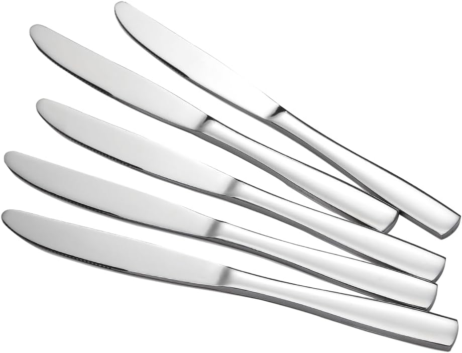 Eslite Stainless Steel Dinner Knives Set,12-Piece