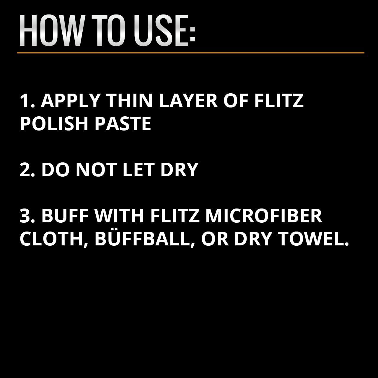 Flitz Metal Polish Paste - 1.76oz USA-Made Polish for Solid Chrome, Stainless Steel, & Aluminum - Non-Abrasive for Light Oxidation - Requires Manual Buffing - Not for Plated/Coated Surfaces (1 Pack)