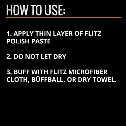 Flitz Metal Polish Paste - 1.76oz USA-Made Polish for Solid Chrome, Stainless Steel, & Aluminum - Non-Abrasive for Light Oxidation - Requires Manual Buffing - Not for Plated/Coated Surfaces (1 Pack)