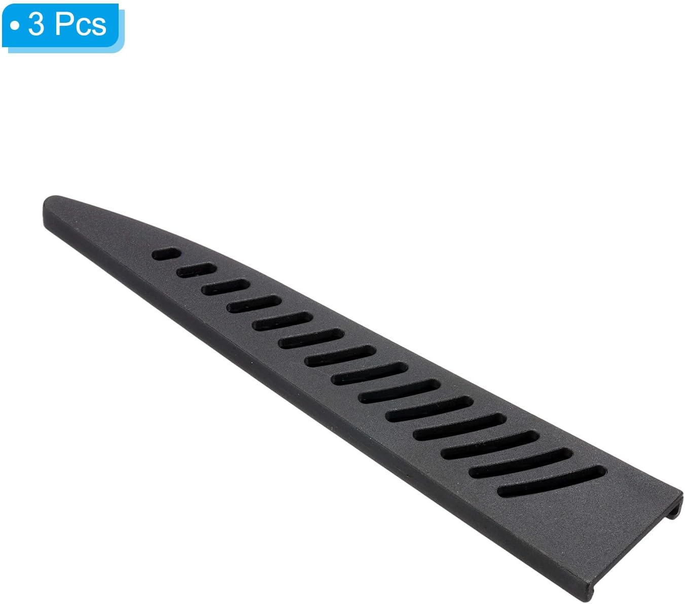 PATIKIL PP Safety Knife Cover Sleeves for 9.5" Chef Knife, 3 Pack Knives Edge Guard Blade Protector Universal Knife Sheath Portable for Kitchen, Black