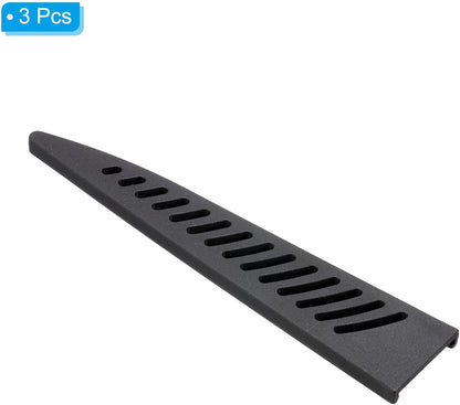 PATIKIL PP Safety Knife Cover Sleeves for 9.5" Chef Knife, 3 Pack Knives Edge Guard Blade Protector Universal Knife Sheath Portable for Kitchen, Black
