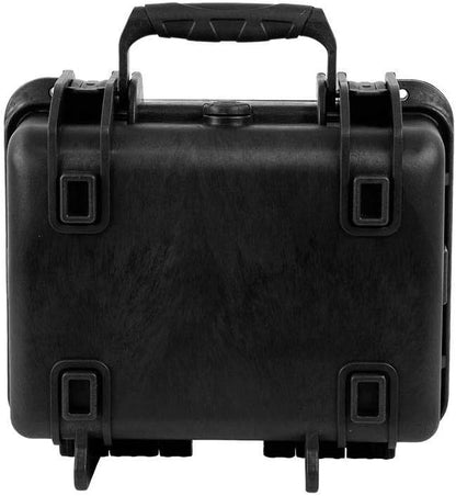Monoprice Weatherproof/Shockproof Hard Case - Black Ip67 Level Dust and Water Protection Up to 1 Meter Depth with Customizable Foam, 10" x 9" x 7", 6.6 Liter