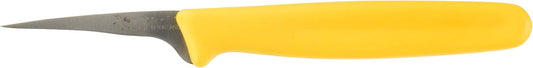 Bird's Beak Fruit Carving Knife Plastic Handle, 002, Yellow, 10.3 x 2.8 x 0.5 inches