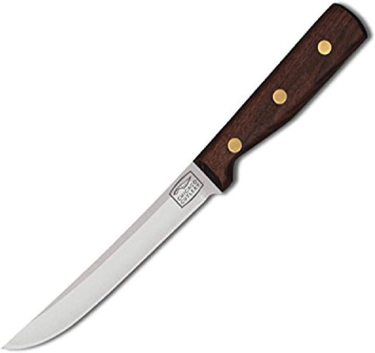 Chicago Cutlery 8 Inch Slicing and Carving Knife Sharp Stainless Steel Blade that Resists Rust, Stains and Pitting Walnut Tradition Slicing Knife