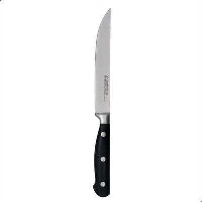 Serrated Utility Knife - MATTSTONE HILL 4.7" Kitchen Knife, German Stainless Steel Vegetable Knife, Paring Knife, Triple Rivet Handle