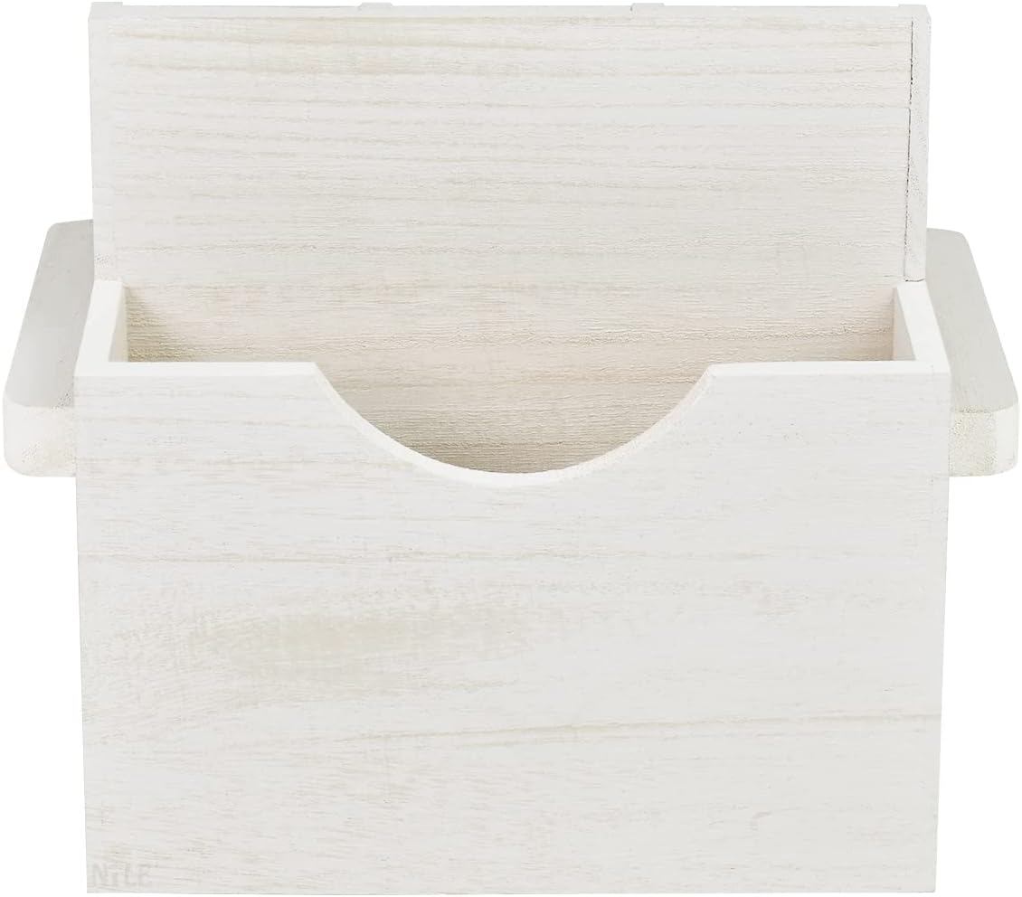 Ikee Design Wooden Utensil Caddy with Handles, Silverware Caddy, Silverware Holder for Countertop,Party,Camping and Kitchen, Organizer, Picnic Cutlery Holders, Black Color