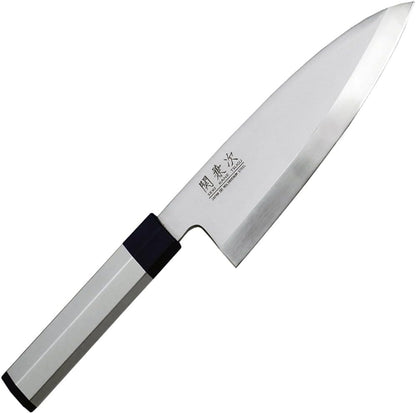 北正(Kitasho) Kanetsugu Seki 8015 Aluminum Handle Japanese Knife, Deba, 7.1 inches (180 mm)