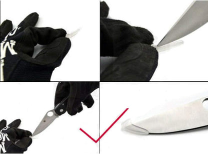 Acxico 20Pcs Blade Knife Tip Protector Cover Plastic Accessories Knife Tip Edge And Point Anti-scratch Protection