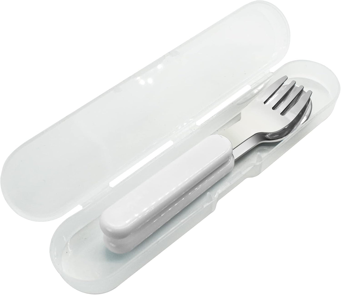 VANRA 3-Piece Children Knife Spoon Fork Set 18/10 Stainless Steel Child Flatware Set Kids Utensils Set with Case for Lunch Box (Fork Spoon Knife Combo)